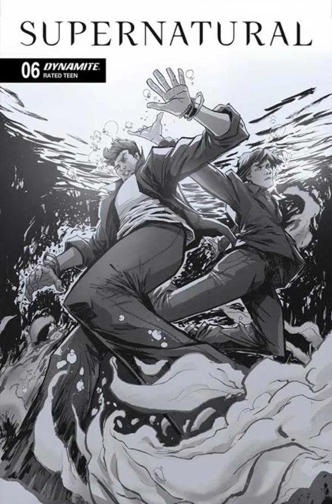 Supernatural #6 Cover F 1 in 10 David Cousens Line Art Variant Dynamite Entertainment