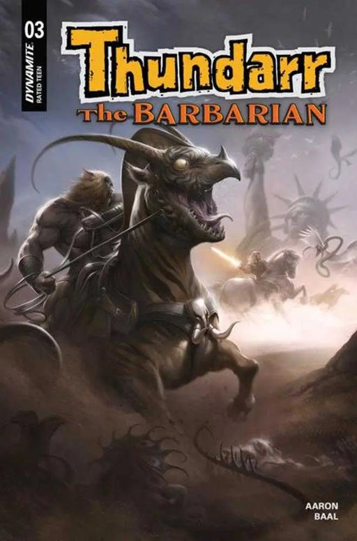 Thundarr The Barbarian #3 Cover B Francesco Mattina Variant Dynamite Entertainment