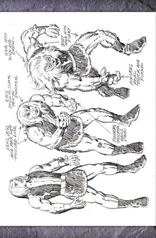 Thundarr The Barbarian #1 Cover U Inc 1:7 Jack Kirby Model Sheet Virgin FOC Bonus Variant Dynamite Entertainment