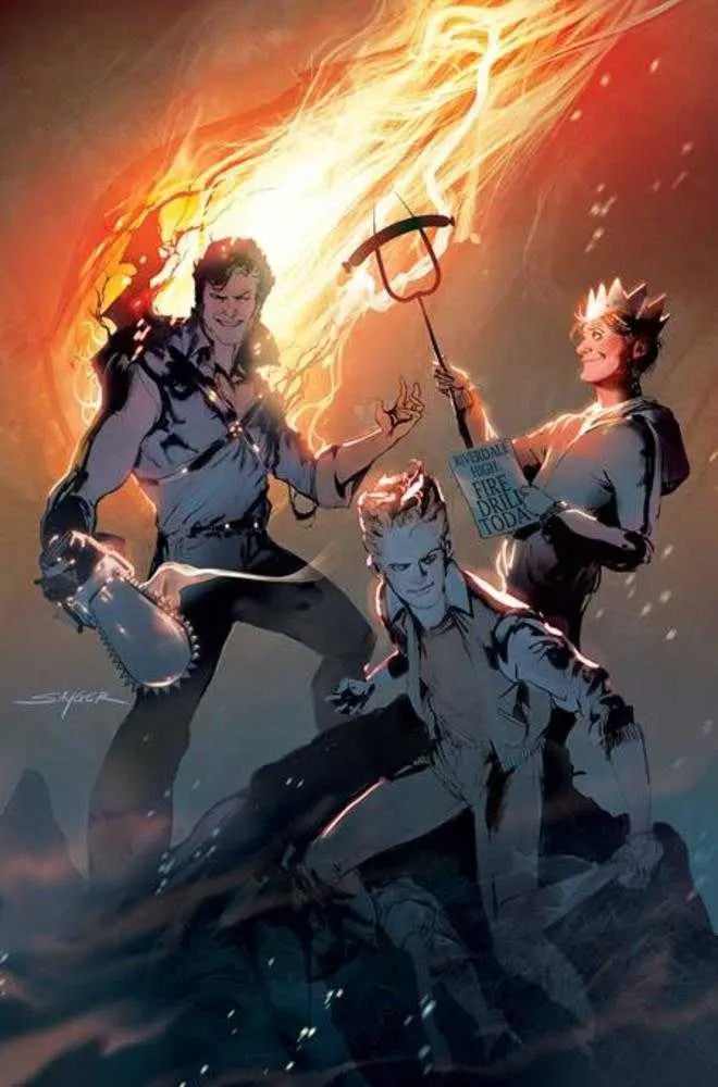 Archie X Army Of Darkness #3 Cover F 1 in 10 Stuart Sayger Full Art Variant Dynamite Entertainment