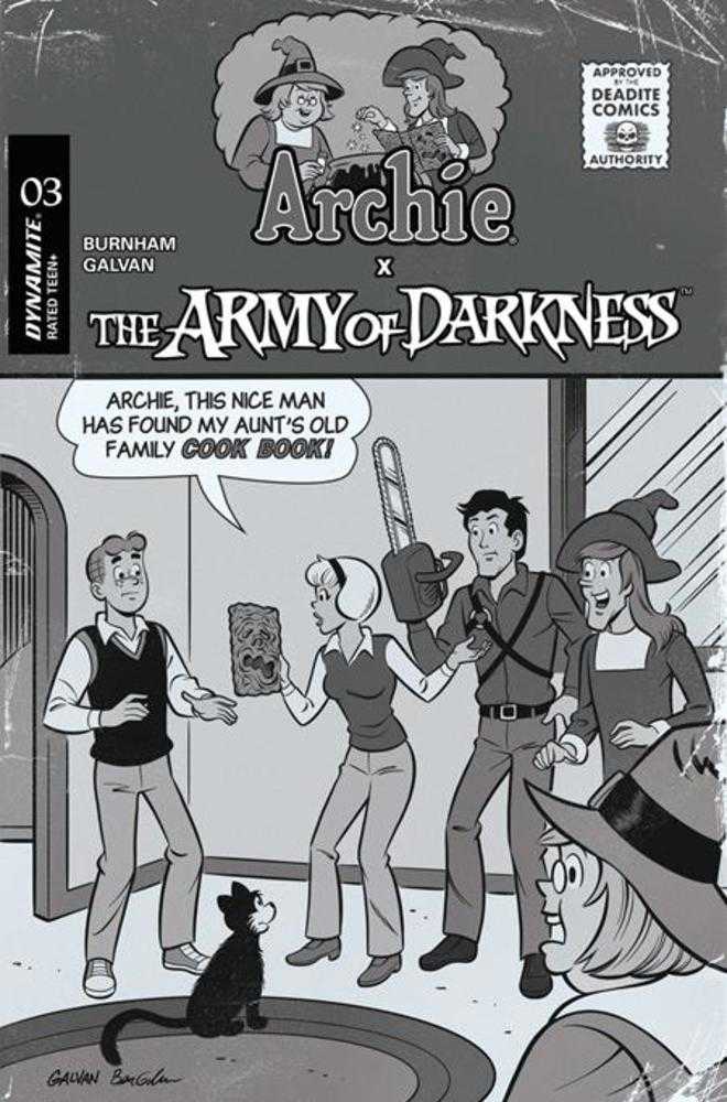 Archie X Army Of Darkness #3 Cover G 1 in 10 Bill Galvan Pencils Variant Dynamite Entertainment