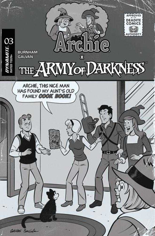 Archie X Army Of Darkness #3 Cover G 1 in 10 Bill Galvan Pencils Variant Dynamite Entertainment