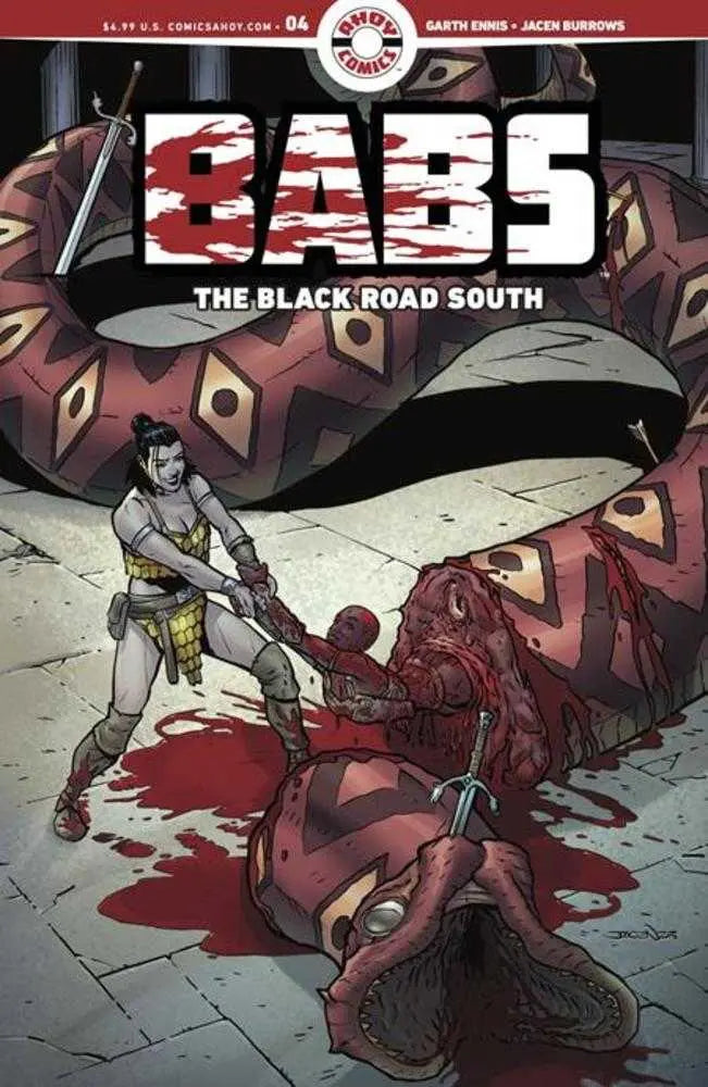 Babs The Black Road South #4 (Of 6) Cover A Jacen Burrows (Mature) Ahoy Comics
