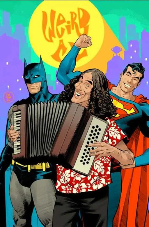 Batman Superman Worlds Finest #50 Cover G Dan Mora Weird Al Yankovic Cameo Card Stock Variant DC Comics