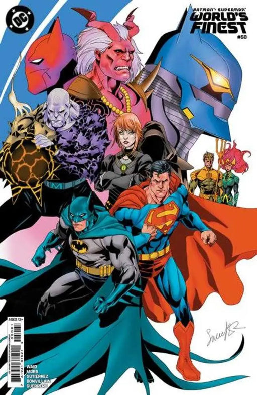 Batman Superman Worlds Finest #50 Cover I 1 in 25 Salvador Larroca Card Stock Variant DC Comics