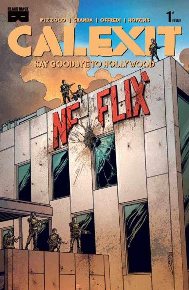 Calexit Say Goodbye To Hollywood #1 (Of 3) Cover C Inc 1:3 C Granda Hollywood Variant (Mature) Black Mask