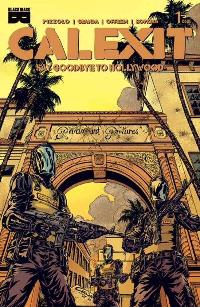 Calexit Say Goodbye To Hollywood #1 (Of 3) Cover D Inc 1:5 C Granda Melrose Variant (Mature) Black Mask