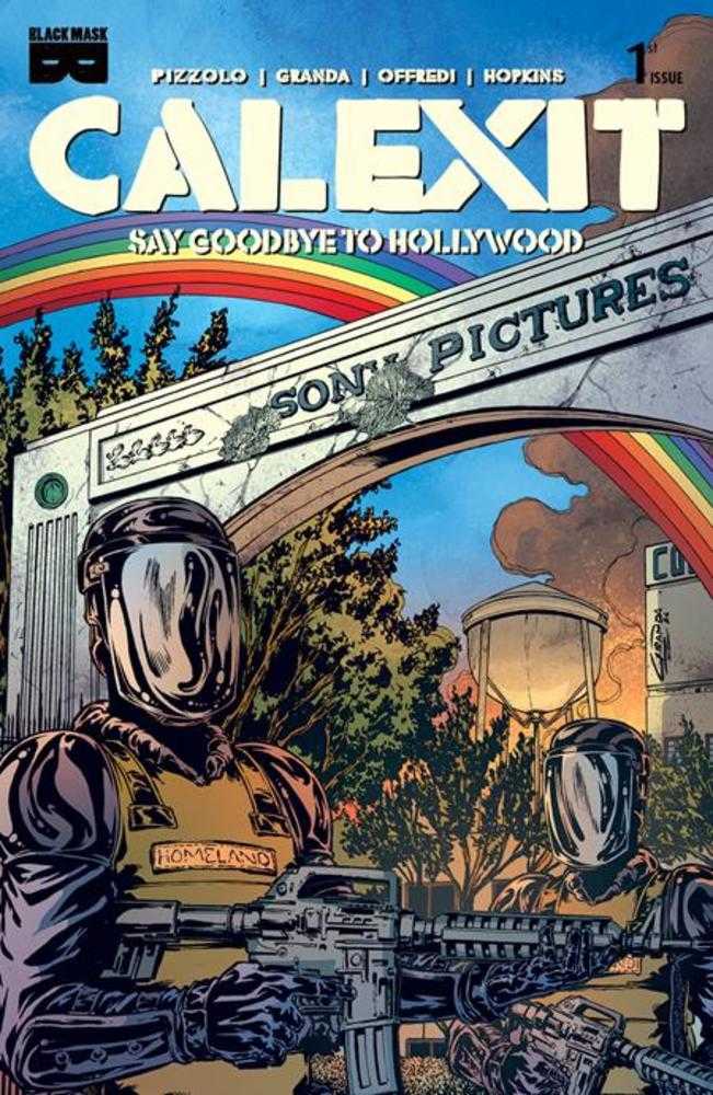 Calexit Say Goodbye To Hollywood #1 (Of 3) Cover E 1 in 10 C Granda Culver Variant (Mature) Black Mask