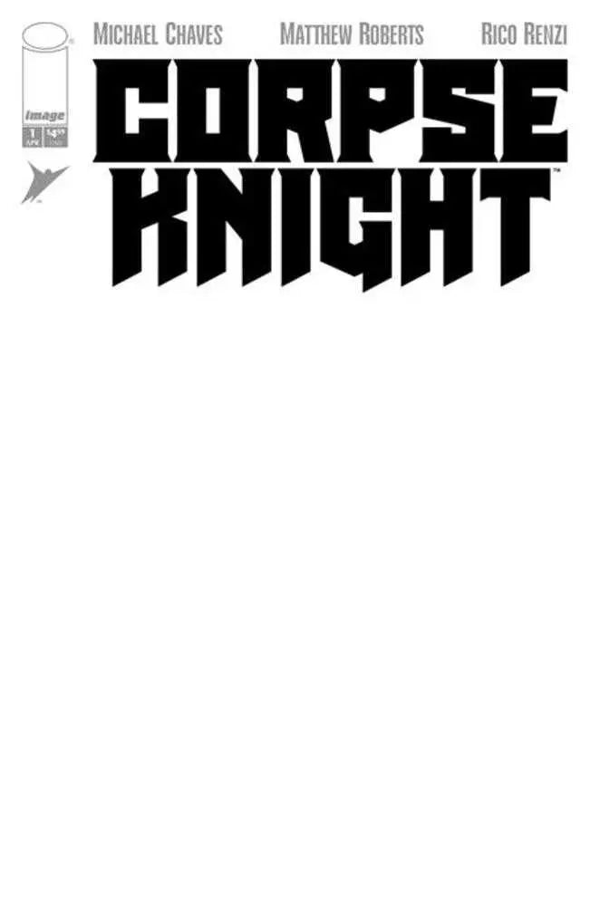 Corpse Knight #1 (Of 6) Cover H Blank Sketch Variant (Mature) Image Comics