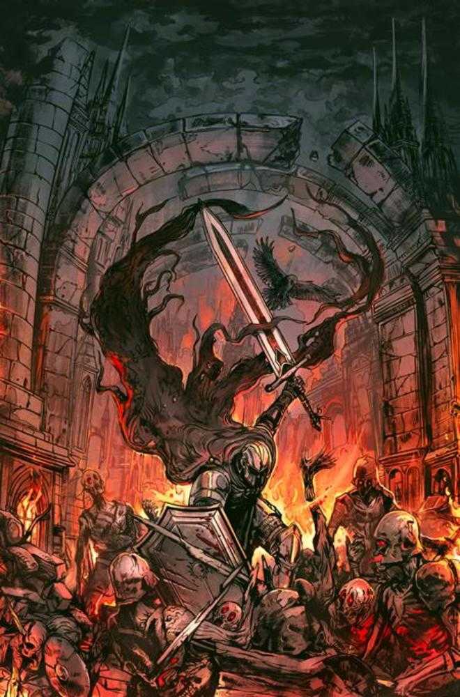 Dark Souls Mother Of Mourning #4 (Of 4) Cover C Reza Afshar Full Art Variant (Mature) Titan Comics