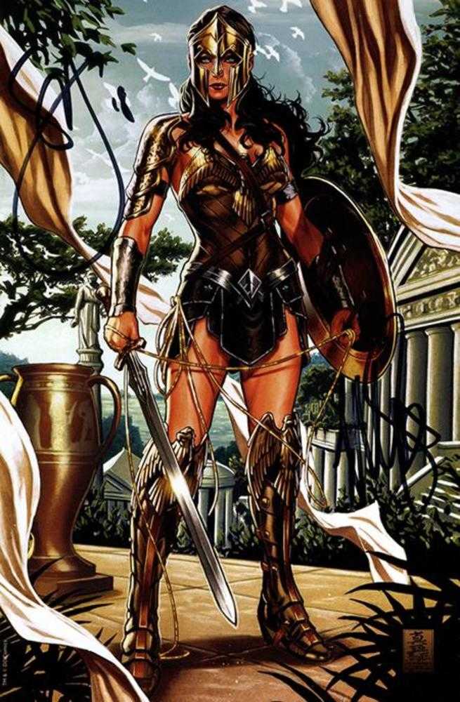 Df Justice League #1 Csa Exclusive Full Art Variant Signed By Scott Snyder And Mark Brooks Dynamic Forces