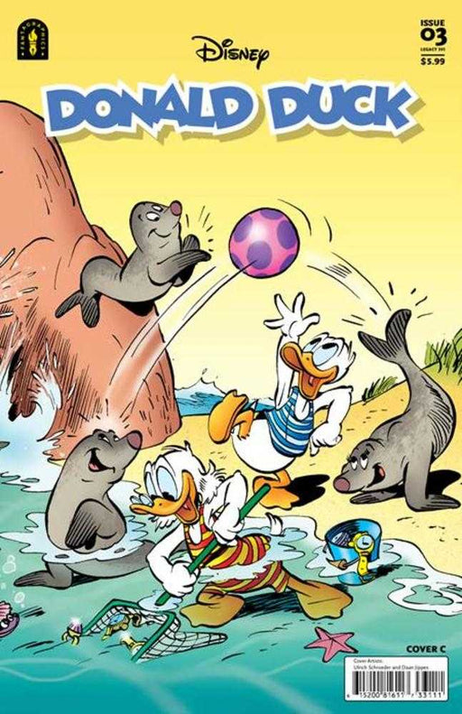 Donald Duck Legacy #391 Call Of The Wild Sea Cover C 1 in 10 Daan Jippes Ulrich Schroeder Wraparound Variant Fantagraphics Books