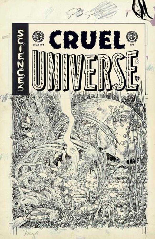 EC Cruel Universe 2 #9 (Of 12) Cover D Inc 1:20 Tom Fowler  Black & White Artist Edition Variant Oni Press