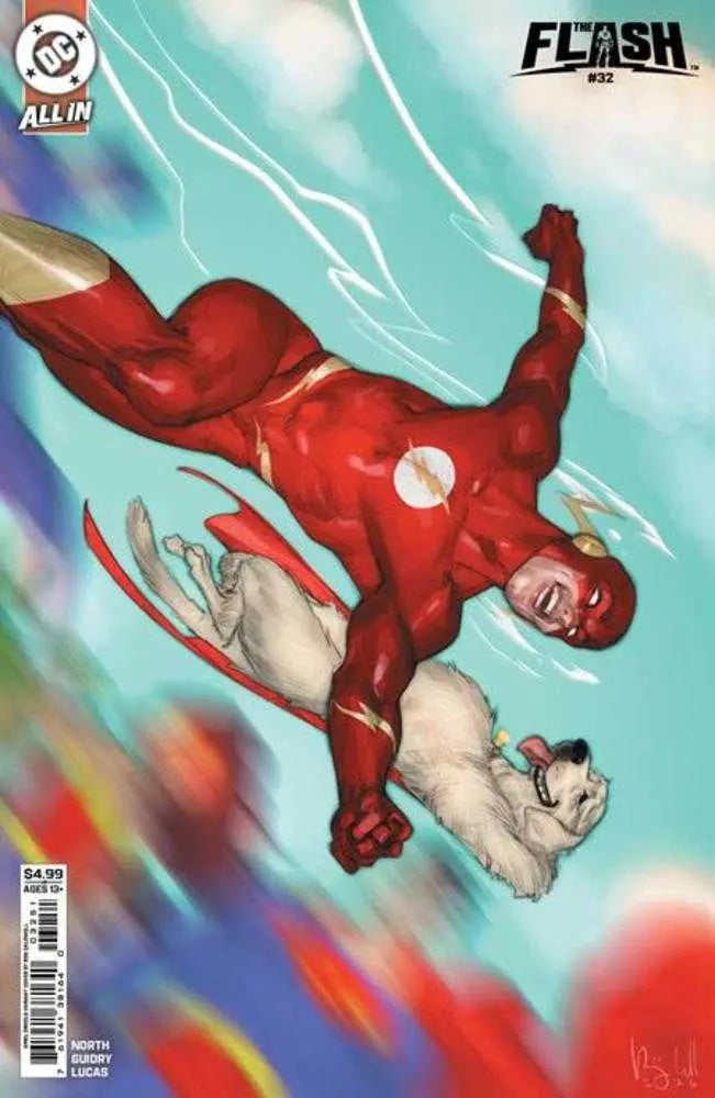 Flash #32 Cover E Ben Caldwell April Drools Card Stock Variant DC Comics