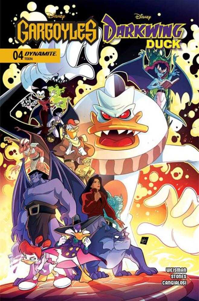 Gargoyles Darkwing Duck #4 Cover D Ciro Cangialosi Variant Dynamite Entertainment