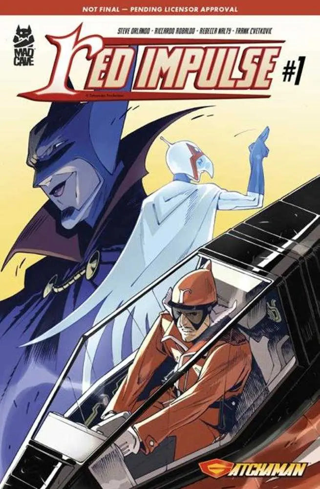 Gatchaman Red Impulse #1 (Of 4) Cover A Riccardo Robaldo Mad Cave Studios