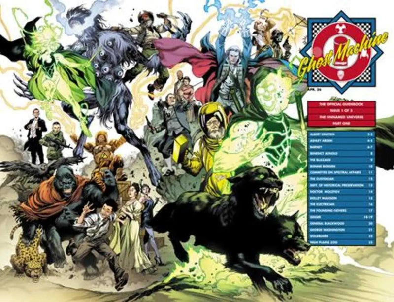 Ghost Machine The Official Guidebook #1 (Of 5) Cover C Ivan Reis & Danny Miki Wraparound Variant Image Comics