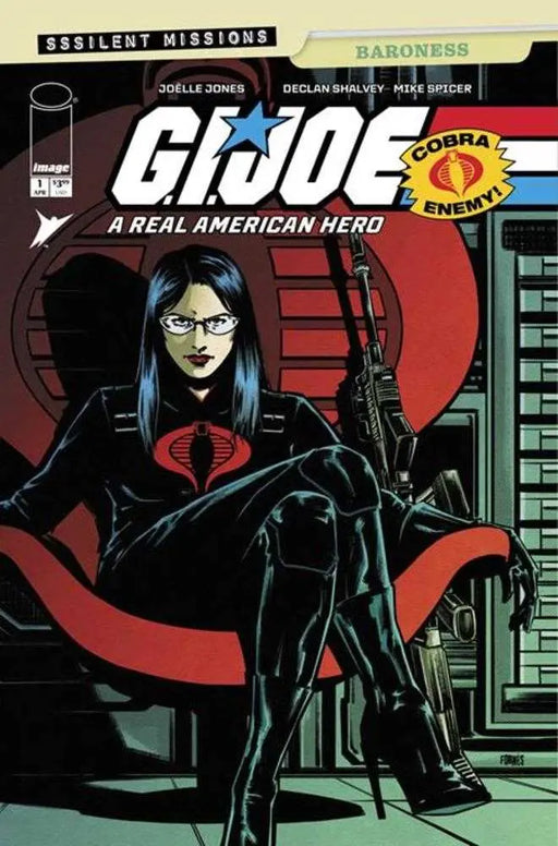 G.I. Joe A Real American Hero Sssilent Missions Baroness #1 (One Shot) Cover B Jorge Fornes Variant Image Comics