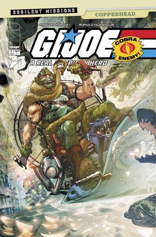 G.I. Joe A Real American Hero Sssilent Missions Copperhead #1 (One Shot) Cover A Howard Porter & Romulo Fajardo Jr Image Comics