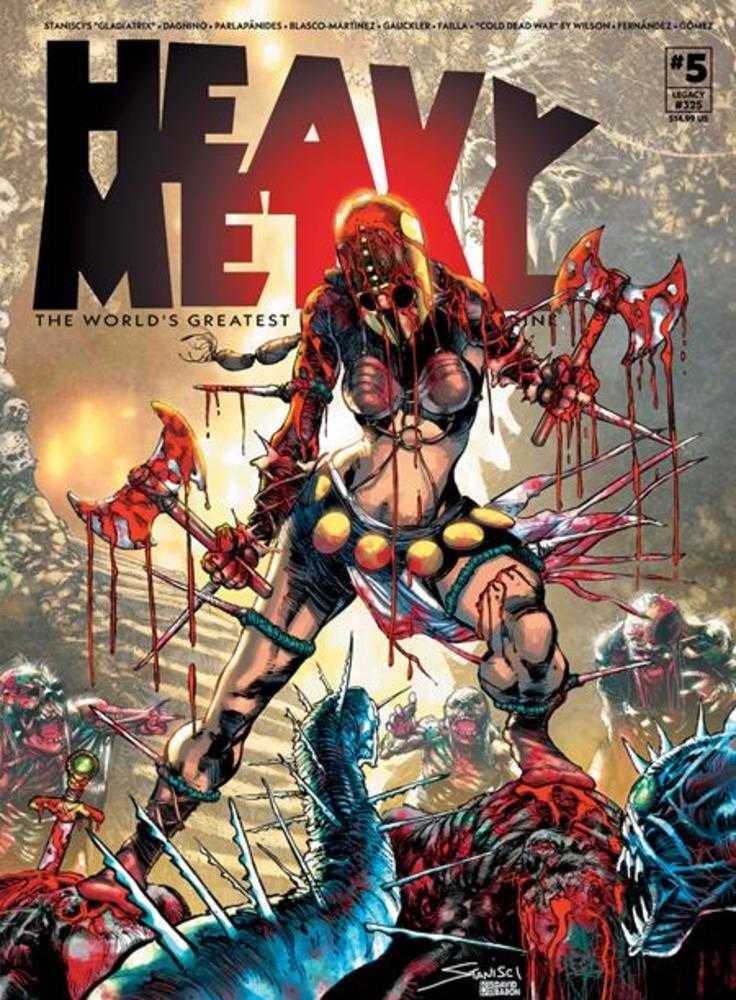 Heavy Metal Magazine #5 Cover B John Stanisci Variant (Mature) Massive Publishing