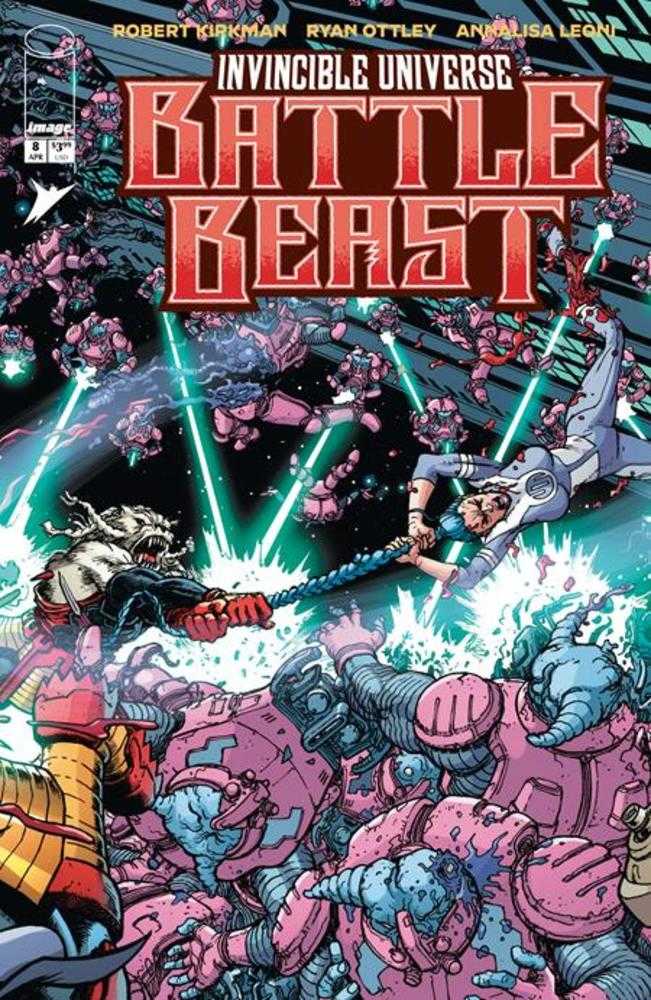 Invincible Universe Battle Beast #8 Cover C 1 in 10 Chris Burnham & Brian Reber Variant Image Comics