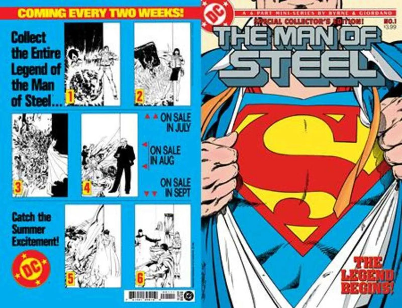 Man Of Steel #1 Facsimile Edition Cover A John Byrne DC Comics