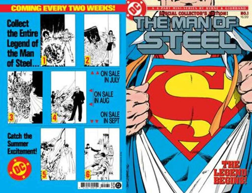 Man Of Steel #1 Facsimile Edition Cover C John Bryne Foil Variant DC Comics