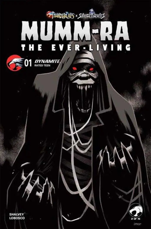Mummra The Everliving #1 Cover K Inc 1:20 John Amor Black & White Variant Dynamite Entertainment