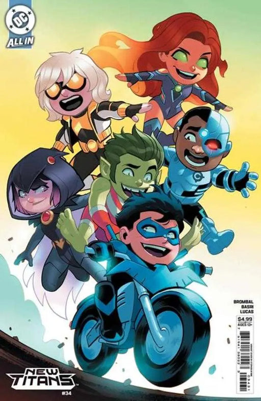 New Titans #34 Cover C Stephen Byrne Card Stock Variant DC Comics