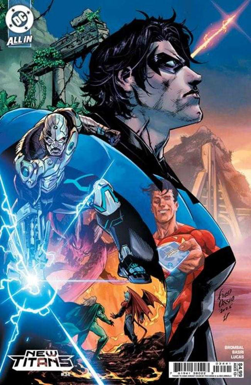 New Titans #34 Cover D Fico Ossio Things To Come Card Stock Variant DC Comics