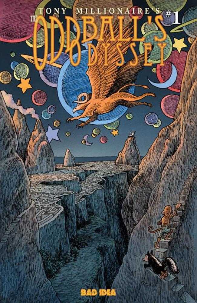 Oddballs Odyssey #1 (One Shot) Cover G 1 in 50 Tony Millionaire Treasury Variant Bad Idea