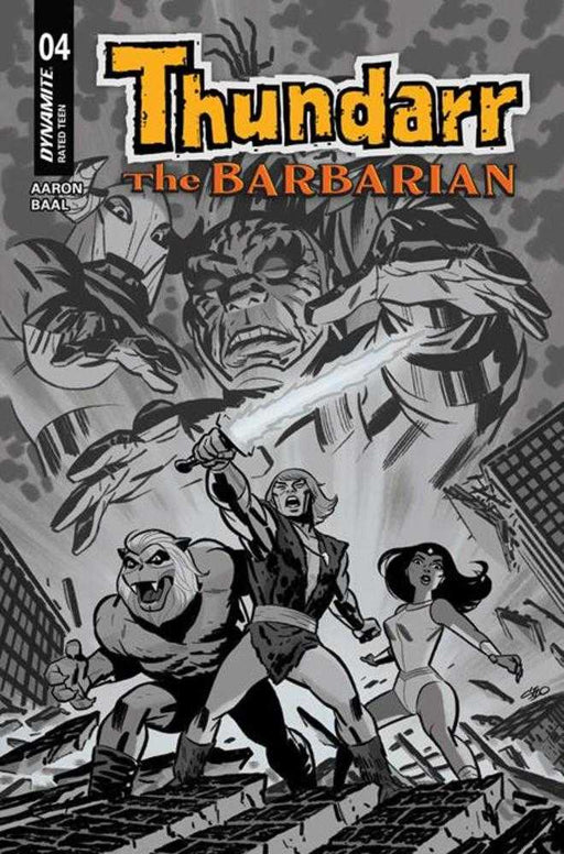 Thundarr The Barbarian #4 Cover F 1 in 10 Michael Cho Line Art Variant Dynamite Entertainment
