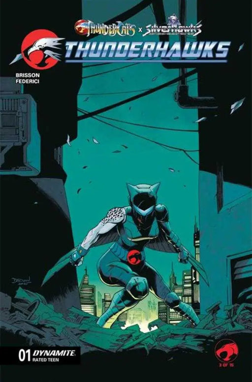 Thundercats X Silverhawks Thunderhawks #1 Cover B Declan Shalvey Variant Dynamite Entertainment