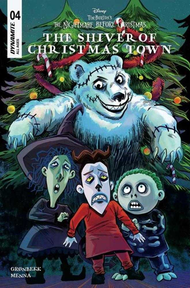 Tim Burtons The Nightmare Before Christmas The Shiver Of Christmas Town #4 Cover B Soo Lee Variant Dynamite Entertainment