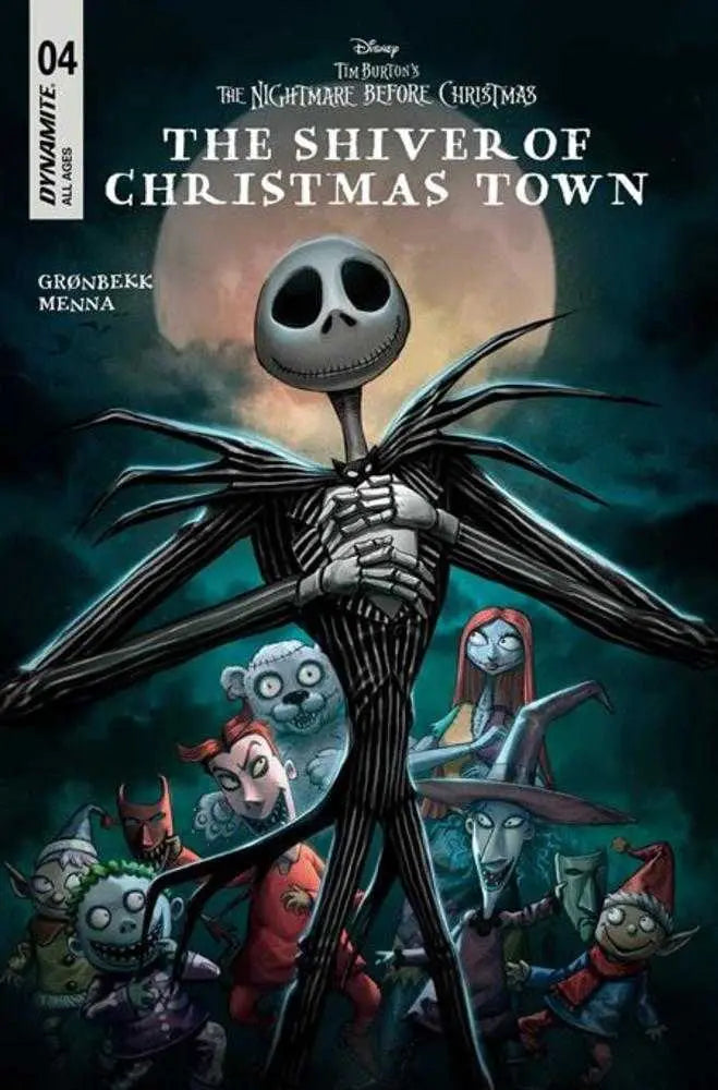 Tim Burtons The Nightmare Before Christmas The Shiver Of Christmas Town #4 Cover C Alan Quah Variant Dynamite Entertainment