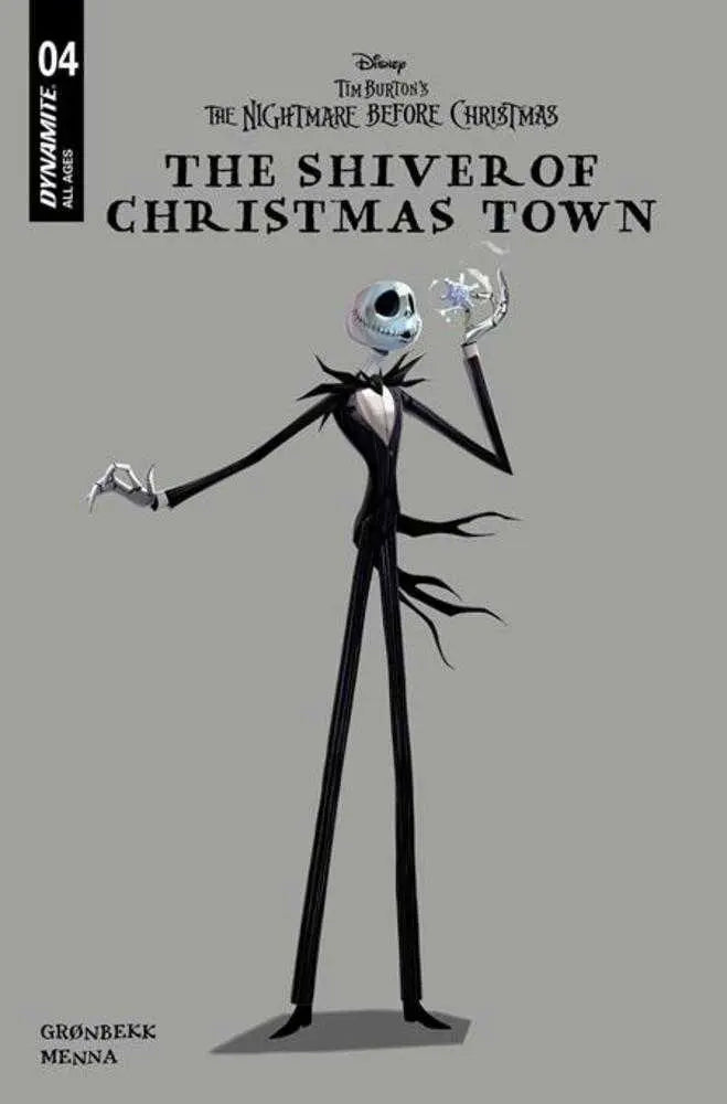 Tim Burtons The Nightmare Before Christmas The Shiver Of Christmas Town #4 Cover D Disney Library Variant Dynamite Entertainment