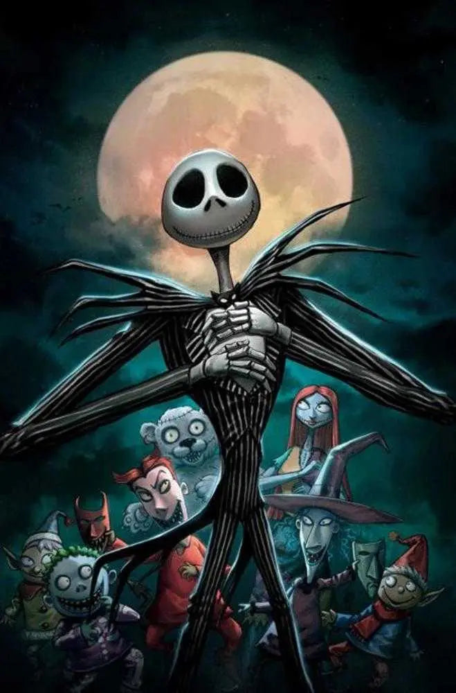 Tim Burtons The Nightmare Before Christmas The Shiver Of Christmas Town #4 Cover G 1 in 10 Alan Quah Full Art Variant Dynamite Entertainment