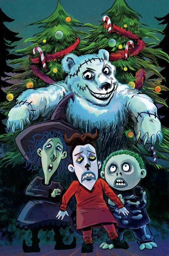 Tim Burtons The Nightmare Before Christmas The Shiver Of Christmas Town #4 Cover H Inc 1:15 Soo Lee Full Art Variant Dynamite Entertainment