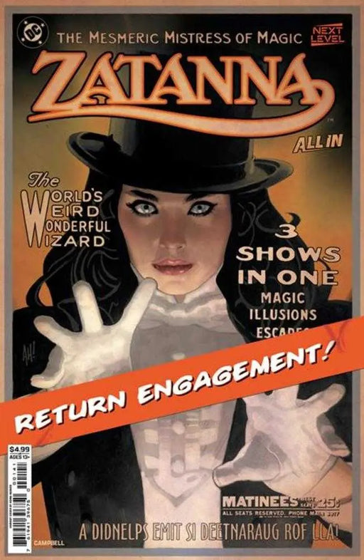 Zatanna (2026) #1 Cover C Adam Hughes Card Stock Variant DC Comics