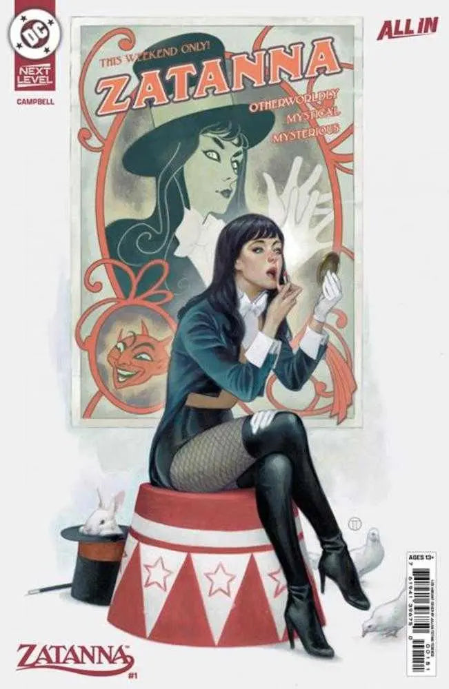 Zatanna (2026) #1 Cover G 1 in 25 Julian Totino Tedesco Card Stock Variant DC Comics