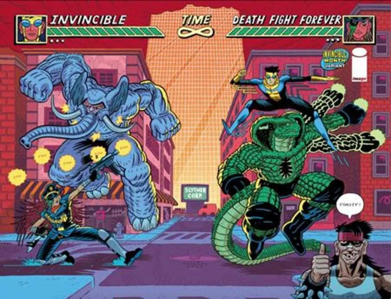 Death Fight Forever #2 (Of 5) Cover D Andrew Maclean Invincible Team Up Wraparound Variant (Mature) Image Comics