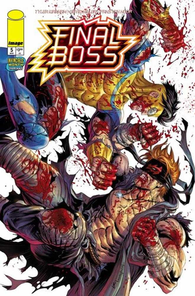Final Boss #5 Cover G Tyler Kirkham Invincible Team Up Variant (Mature) Image Comics