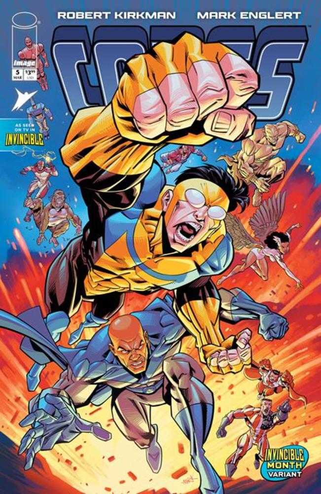 Invincible Universe Capes #5 Cover F Mark Englert Invincible Team Up Variant Image Comics