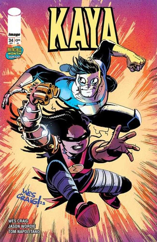 Kaya #34 Cover C Wes Craig Invincible Team Up Variant Image Comics