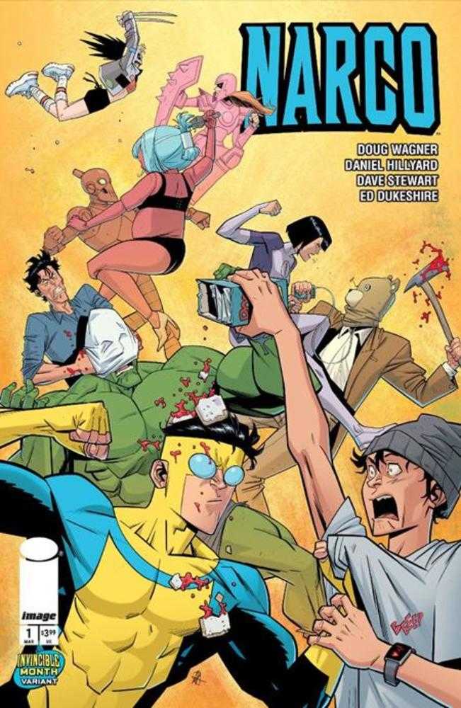 Narco #1 (Of 5) Cover D Daniel Hillyard & Dave Stewart Invincible Team Up Variant Image Comics