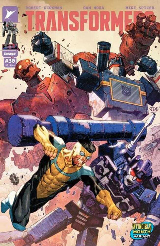 Transformers #30 Cover F Josh Cassara Invincible Team Up Variant Image Comics