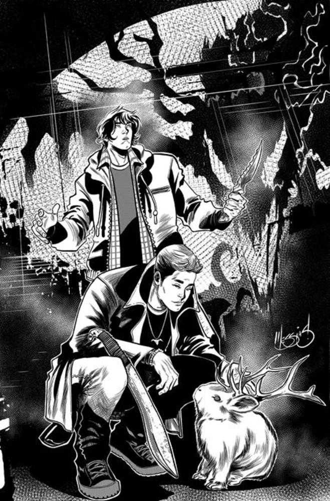 Supernatural #5 Cover L Inc 1:5 Eder Messias Line Art Full Art Variant Dynamite Entertainment