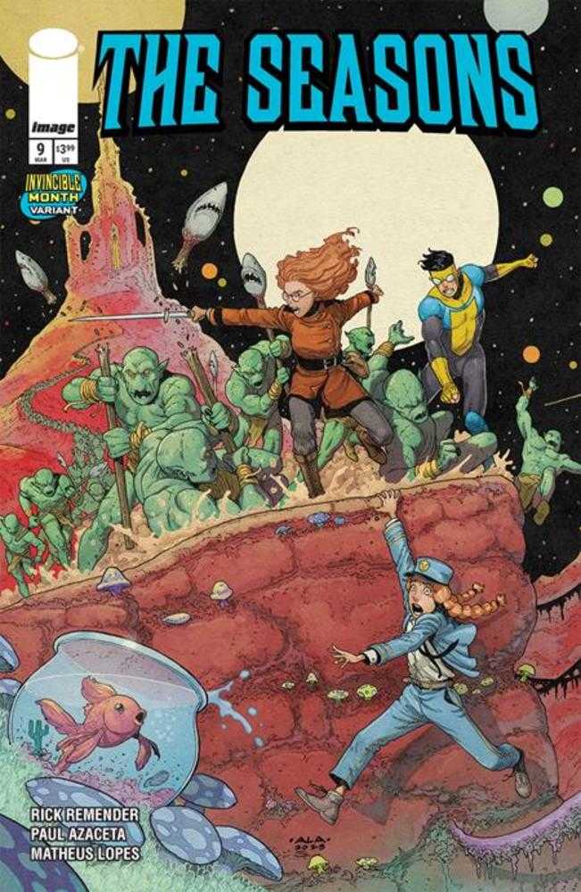 Seasons #9 Cover C Andre Lima Araujo & Mike Spicer Invincible Team Up Variant Image Comics