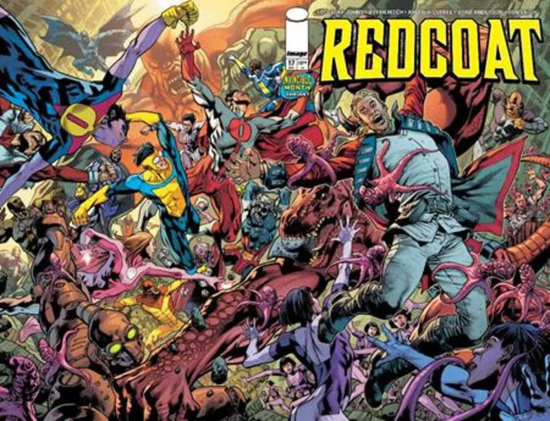 Redcoat #17 Cover D Bryan Hitch & Brad Anderson Invincible Team Up Wraparound Variant Image Comics