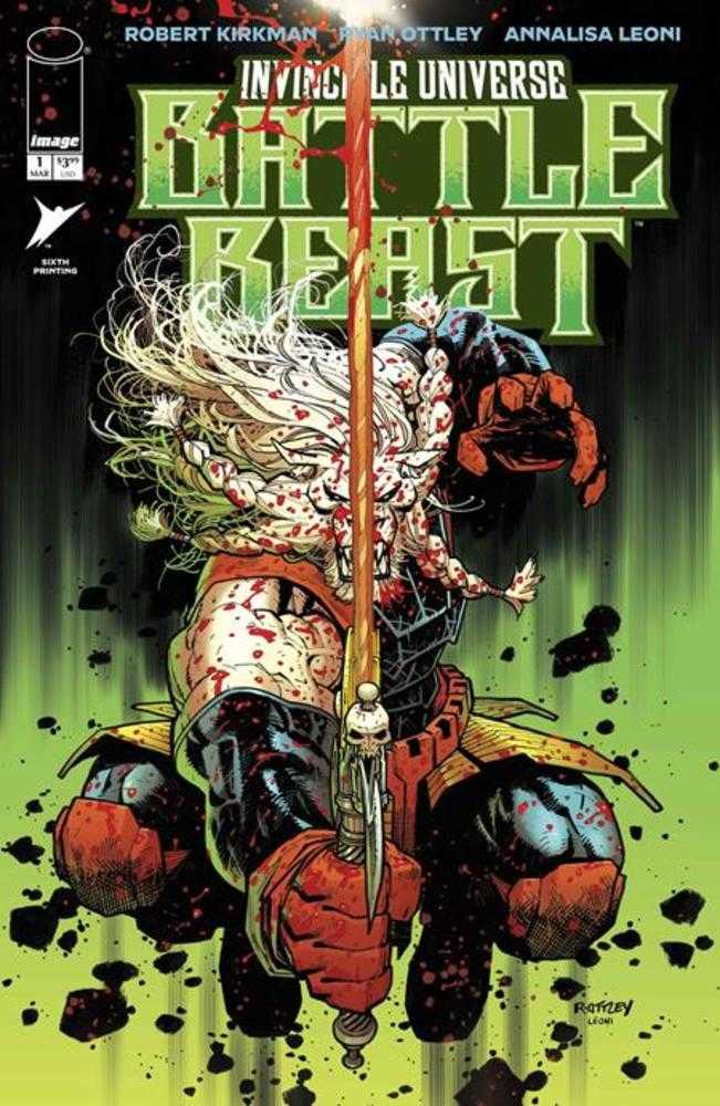 Invincible Universe Battle Beast #1 6 Th Printing Image Comics